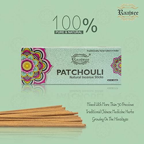 Raajsee Patchouli Incense Sticks 100gm Pack