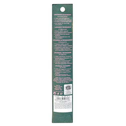 Maroma Eda Incense 10 Count Lavender Rosemary