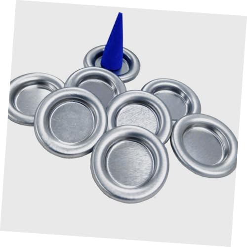 ABOOFAN 20 Pcs Alloy Incense Tray Burner for Home Decor