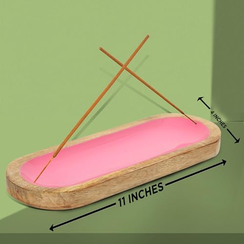 Hand Painted Pink Incense Holder - Modern Home Dcor