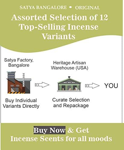 Satya Nag Champa Incense Sticks Variety Pack