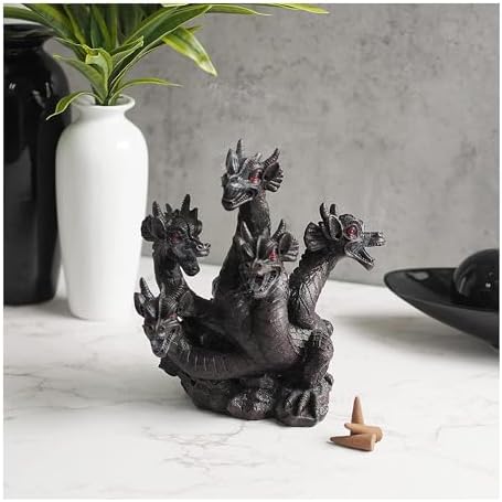 Hosley Resin Dragon Incense Burner 85 Inch Statue