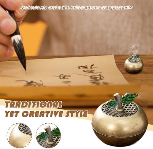 Incense Cone Holder with Chinese Design for Home and Yoga