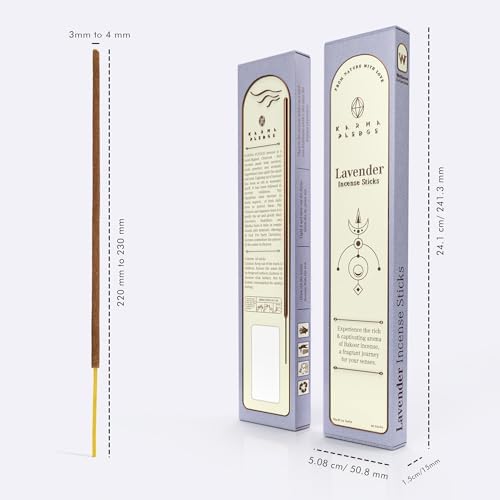 KARMAPLEDGE Lavender Incense Sticks 40 Count