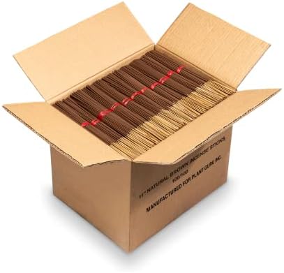 Plant Guru 1000 Natural Incense Sticks 11 Inch Bulk