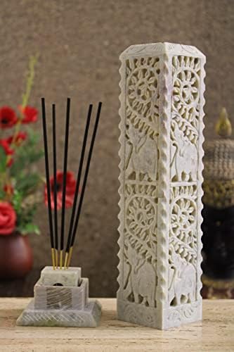Carry Me Handmade Marble Soapstone Incense Holder