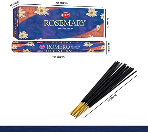 HEM Rosemary Incense Sticks - Pack of 6 20 Each