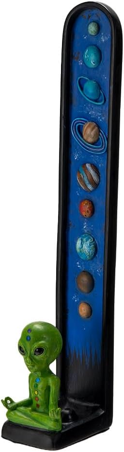 Pacific Giftware Colorful Alien Incense Holder Galactic Explorer Decor