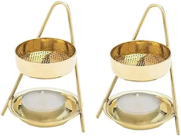 TreegoArt Incense Burner with Tealight Candle Pack of 2