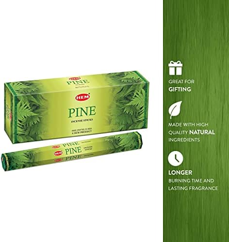 HEM Pine Incense Sticks 20 Per Tube 6 Pack