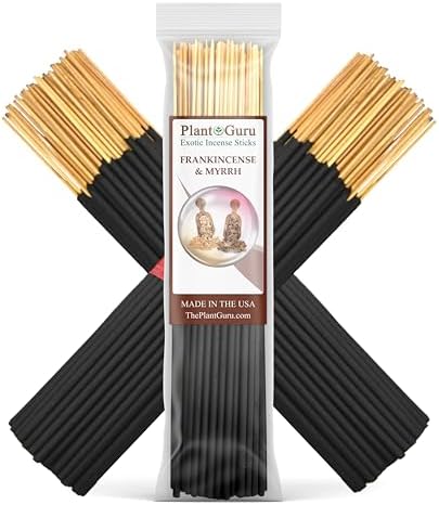 Frankincense and Myrrh Exotic Incense Sticks 7 Inch - 1 Bundle 85-100 Sticks
