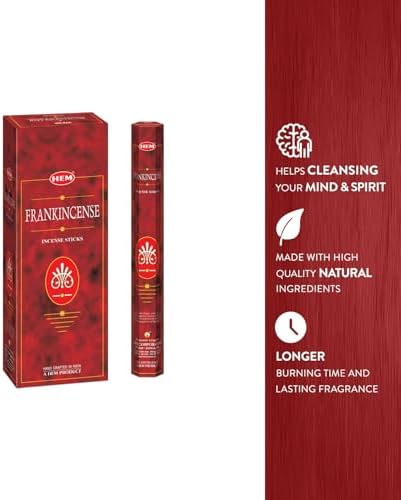Frankincense Incense Box of Six 120 Sticks