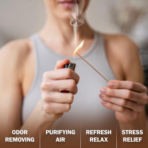 MYT Natural Incense Sticks Lavender Sandalwood Frankincense 60 Sticks Long Lasting