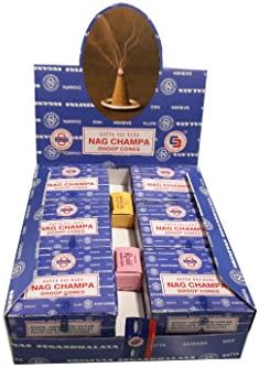 Nag Champa Satya Sai Baba Temple Incense Cones 12 Box