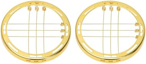ARTIBETTER 2Pcs Golden Alloy Incense Burner Screen