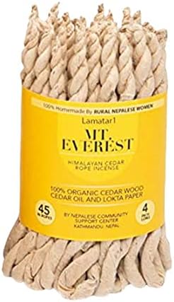 Himalayan Cedar Rope Incense Bundle 45 Ropes Natural Eco-Friendly