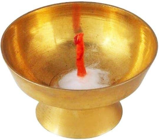 Brass Incense Burner with Gold Finish