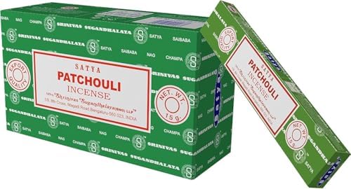 Satya Patchouli Incense Sticks 12 Count