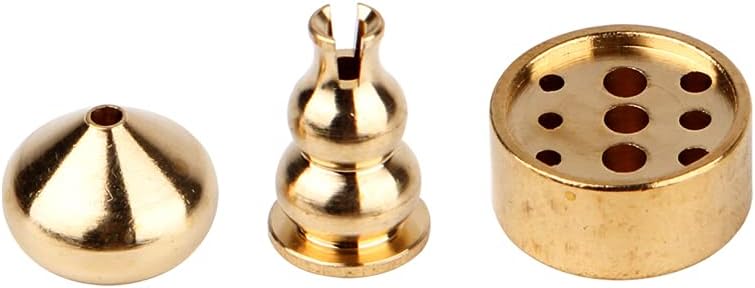 3 in 1 Brass Incense Holder with Easy Emptying Design