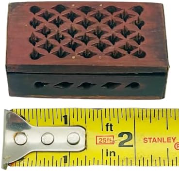 Golden Amber 10 Grams with Rosewood Box for Meditation and Purification