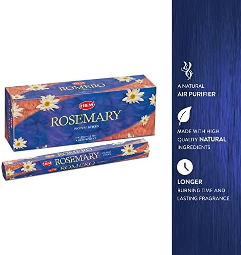 HEM Rosemary Incense Sticks - Pack of 6 20 Each