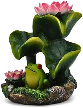 Fantasy Gifts Frog Under Lily Pads Incense Holder