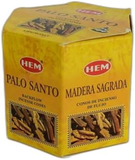 HEM Palo Santo Backflow Incense Cones - 20 Pack