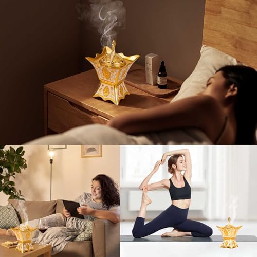 Bakhoor Incense Burner - Trophy Shape Gold