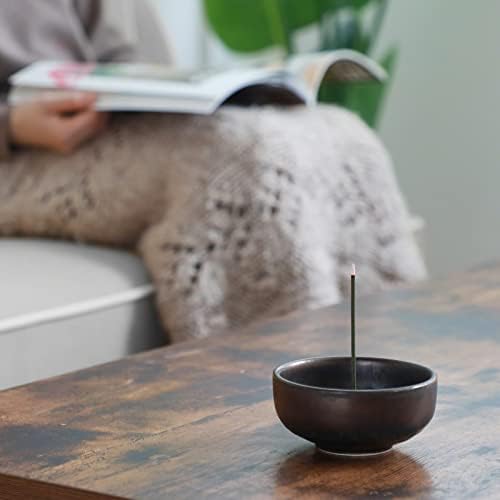 Asayu Japan Low Smoke Incense Set with Holder and Brass Stand