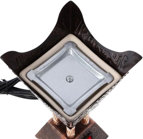 Electric Plug-In Incense Burner with Arabic Design