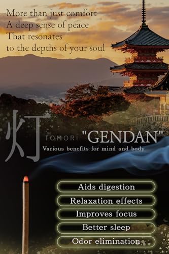 TOMORI Premium Japanese Sandalwood Incense Sticks 60 Count