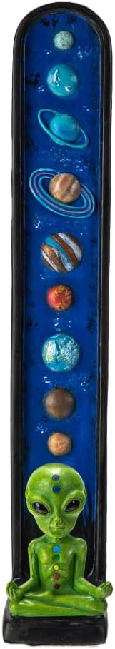 Pacific Giftware Colorful Alien Incense Holder Galactic Explorer Decor