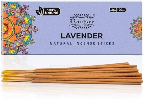 Raajsee Lavender Incense Sticks 100 Gm Pack