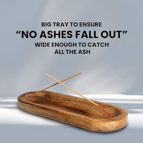 Handmade Wooden Incense Holder 11x4x12 Inches