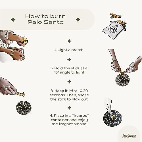Luna Sundara Eco-Friendly Palo Santo Smudging Sticks