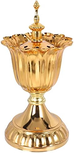 Macrame Decor Incense Burner with Golden Stand