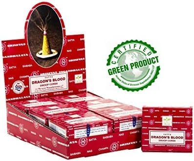 Giftbrit Satya Nag Champa Incense Cones 48 Pieces 4 Packs