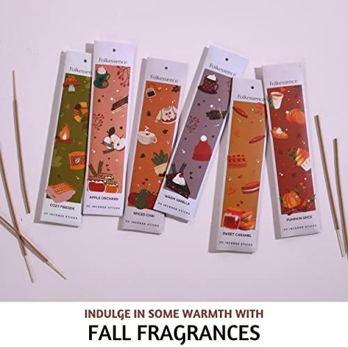 Folkulture Fall Incense Sticks Set of 6