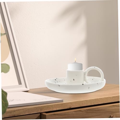 Garneck Ceramic Incense and Candle Holder with Handle
