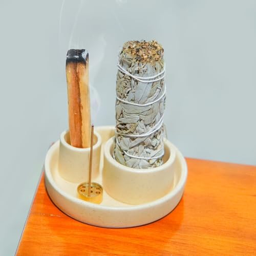 4 in 1 Incense Holder with Ash Catcher Tray