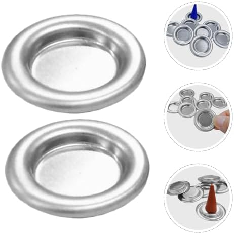 20pcs Metal Incense Burner Bowl Holder Aluminum Alloy Aromatherapy Tray
