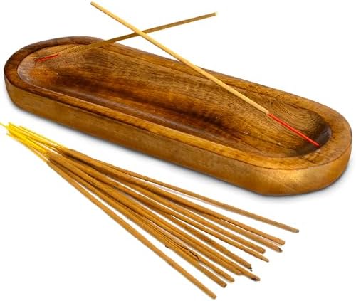 Handmade Wooden Incense Holder 11x4x12 Inches