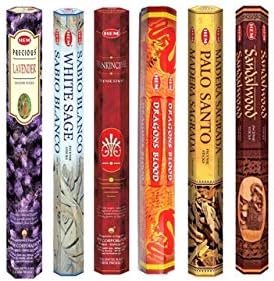 Hem Incense Sticks 6 Boxes 120 Sticks Total