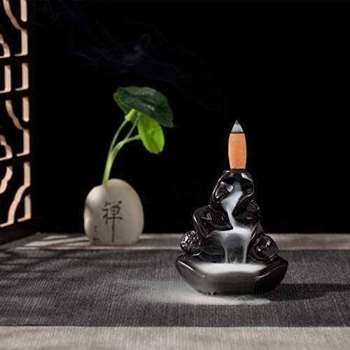 120 Pcs Large Backflow Incense Cones Set 4 Mixed Natural Scented