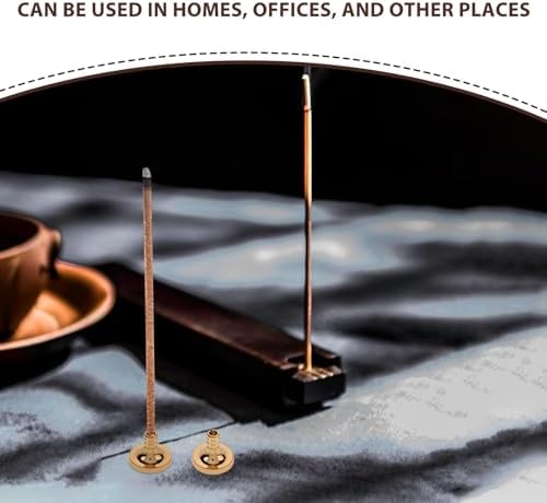Vosarea 5pcs Copper Incense Cone Holder for Home Fragrance