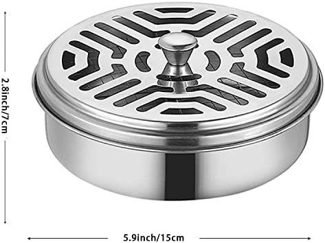 BO SHER 4 Portable Mosquito Coil Holder with Handle