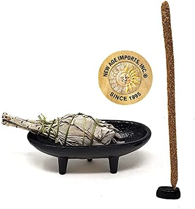 Cast Iron Incense Burner 4 Inch Long 2 Inch High