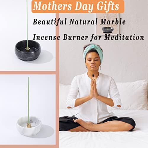 Natural Marble Incense Holder with 9 Holes 1
