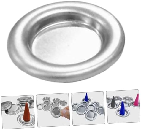 20pcs Alloy Incense Tray Mini Candle Holder Decorative Burner