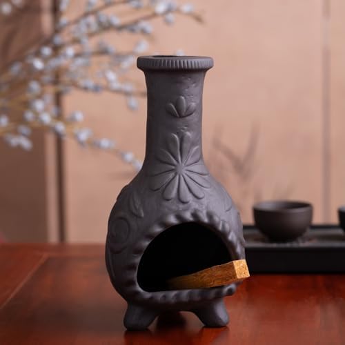 Elegant Handmade Black Palo Santo Holder for Incense and Sage